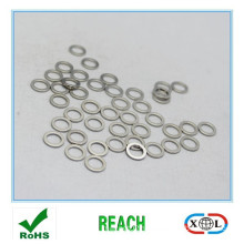 thickness 1mm Coin Shape mini ring magnets